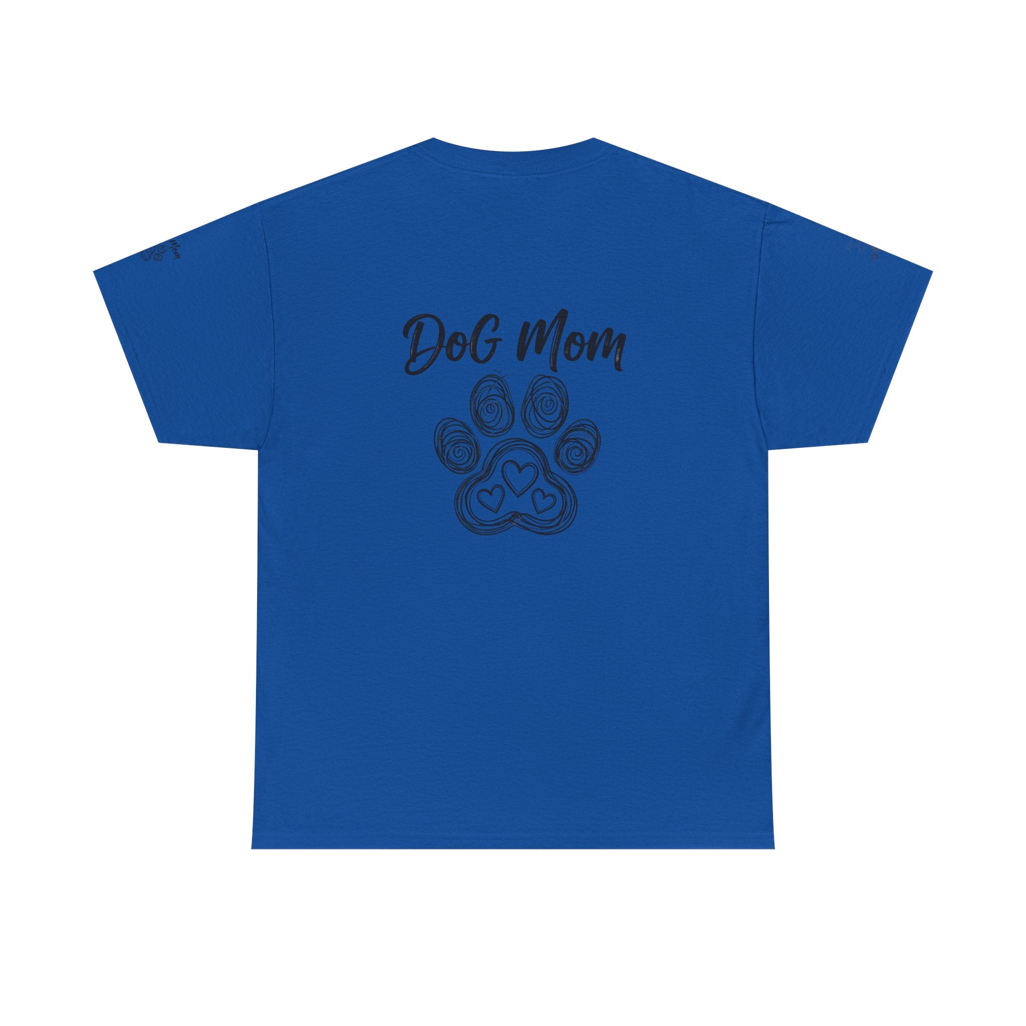 Dog Mom T-Shirt — Paw Print Graphic Tee for Pet Lovers