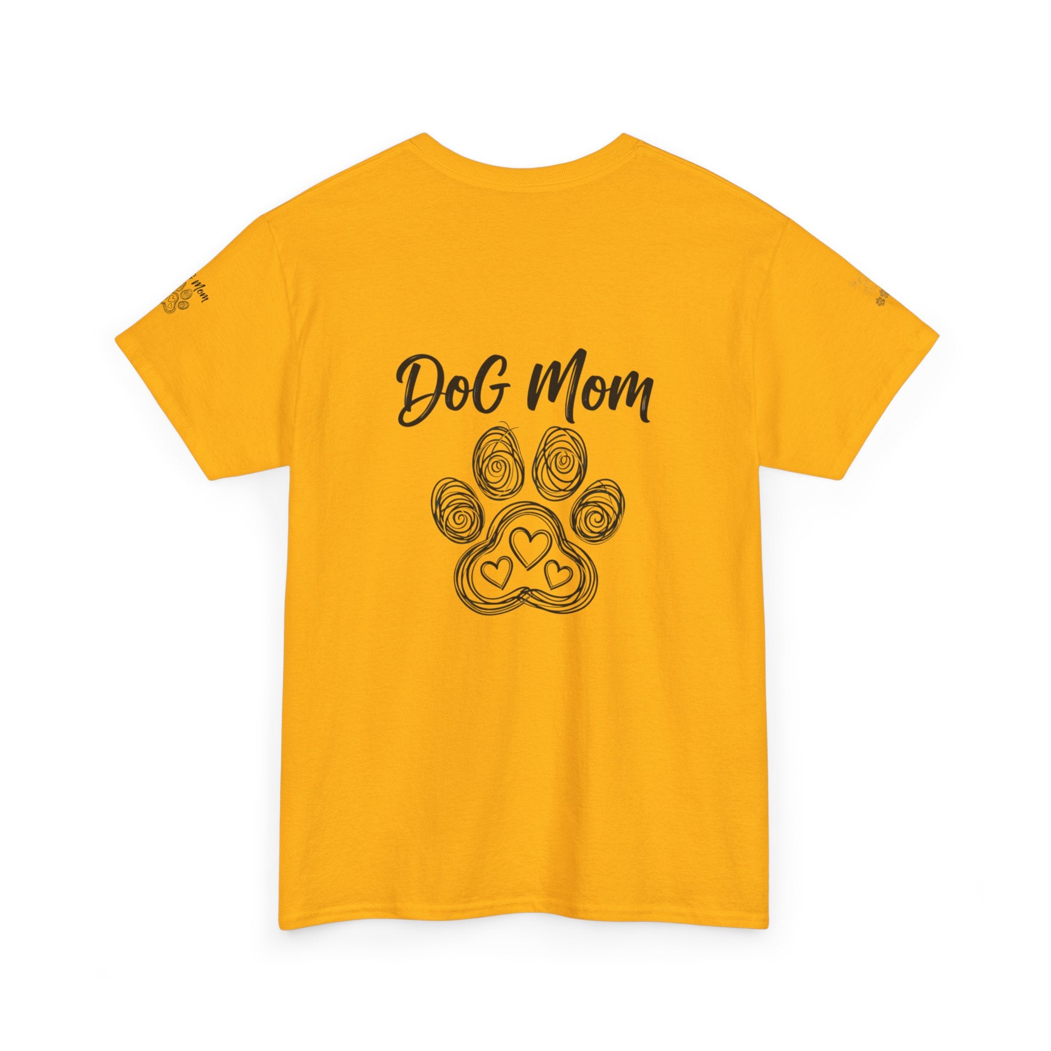 Dog Mom T-Shirt — Paw Print Graphic Tee for Pet Lovers