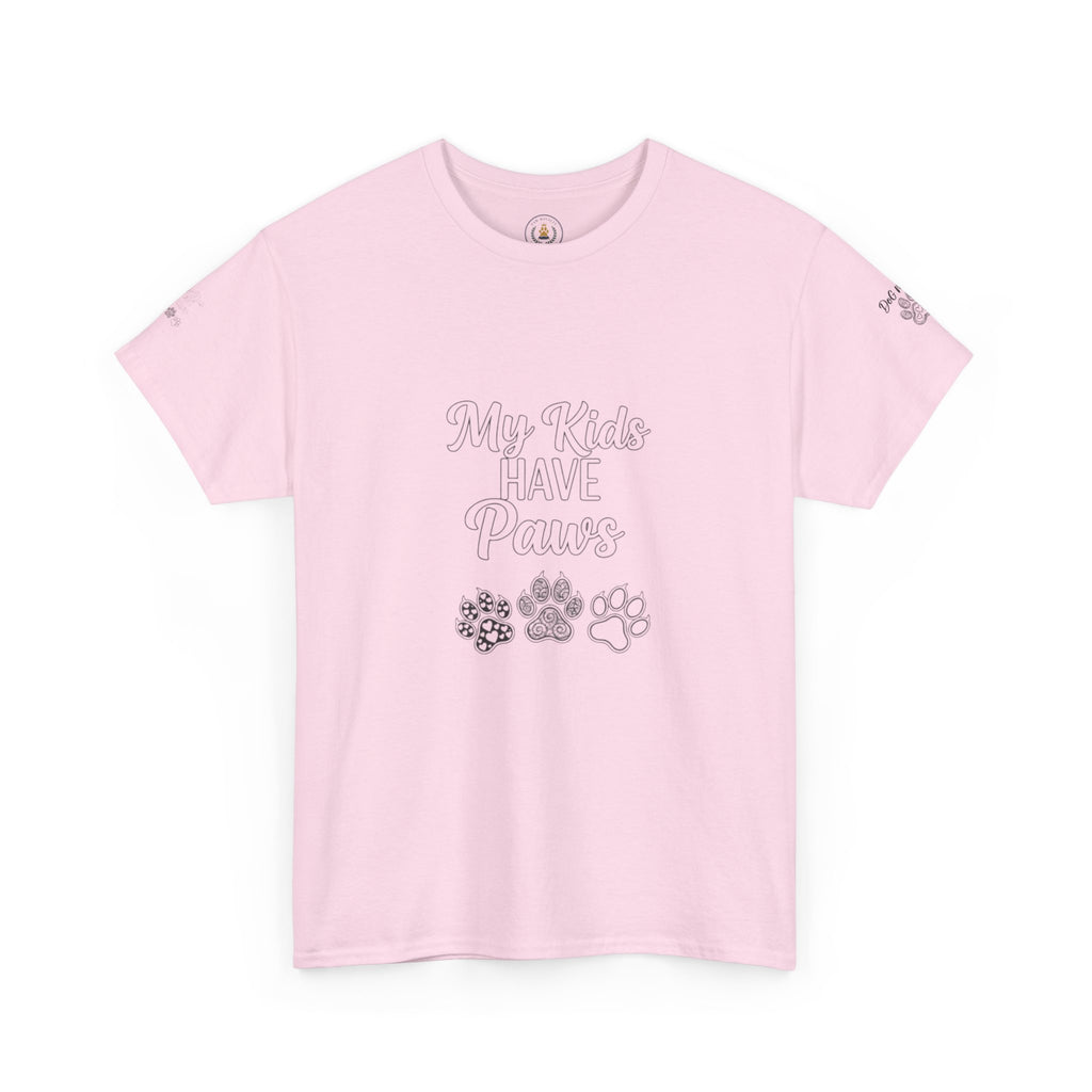 Dog Mom T-Shirt — Paw Print Graphic Tee for Pet Lovers