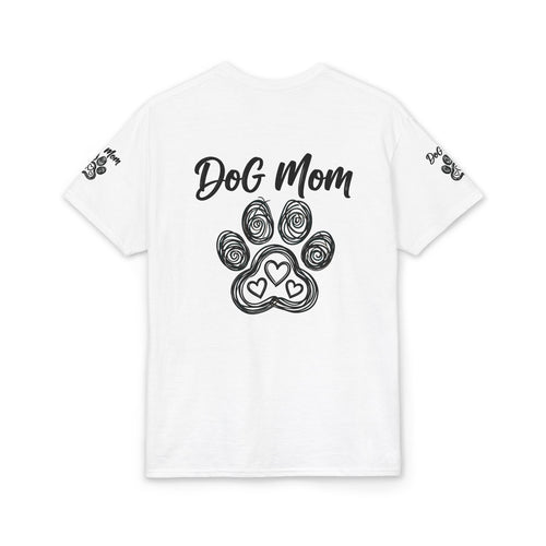 Dog Mom T-Shirt — "My Heart Wears Paw Prints" Cute Paw Print Tee for Pet Lovers