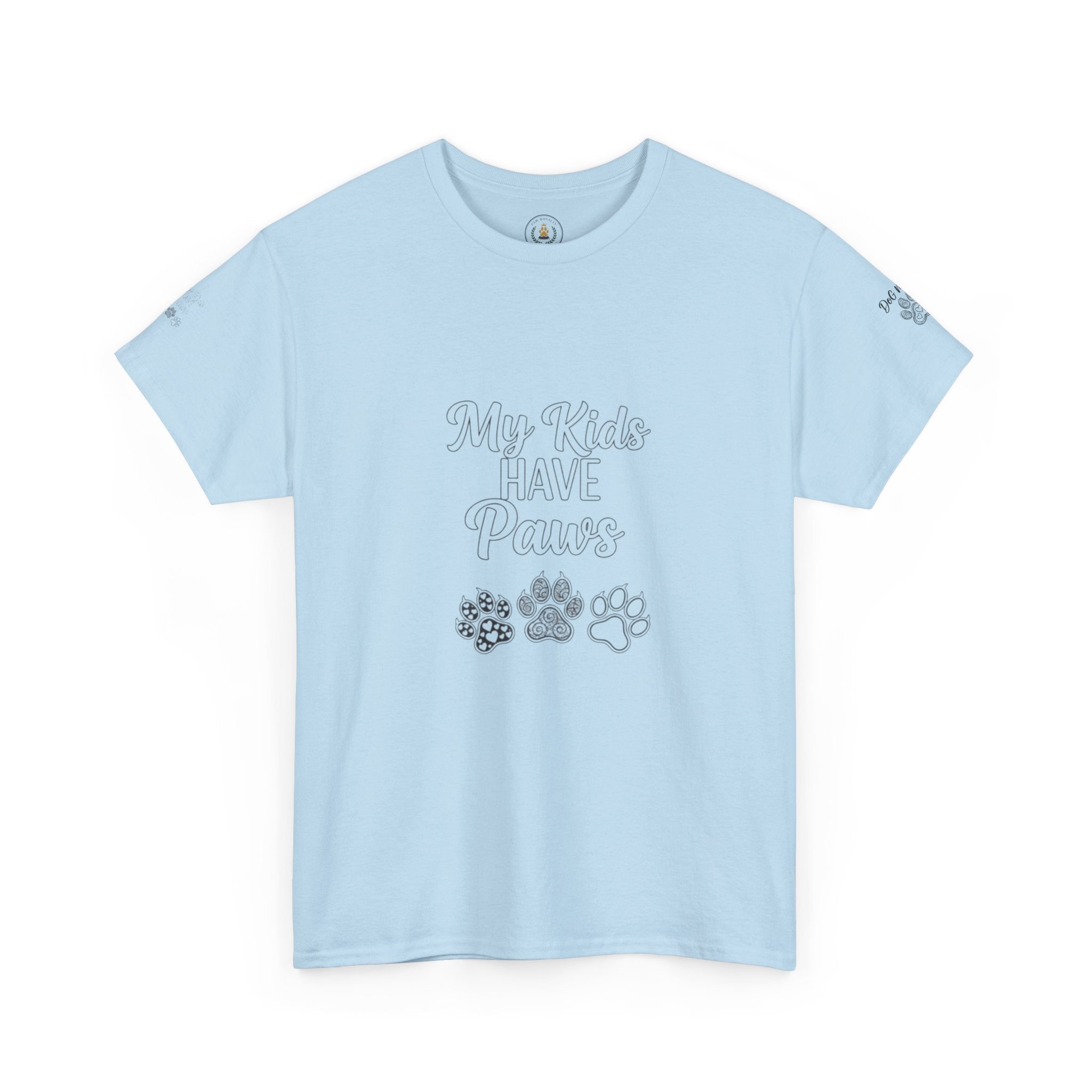 Dog Mom T-Shirt — Paw Print Graphic Tee for Pet Lovers