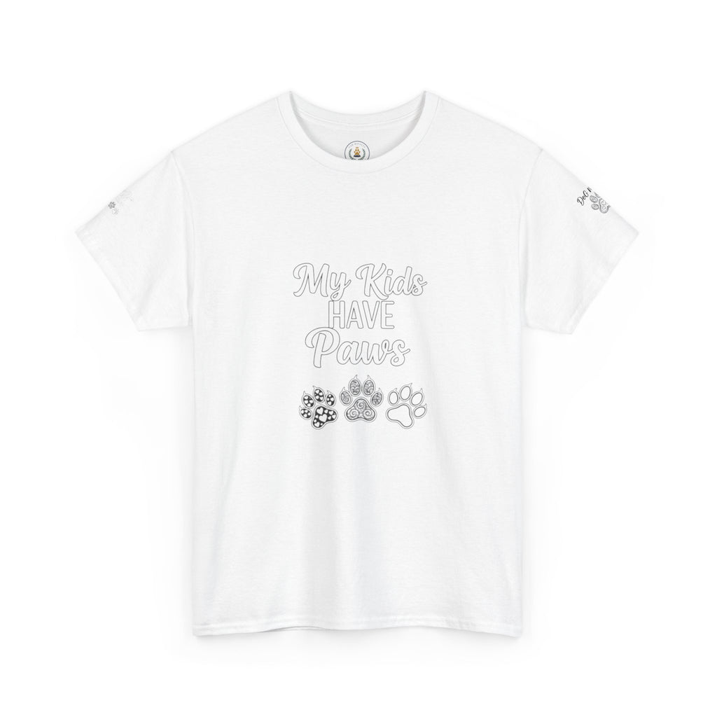 Dog Mom T-Shirt — Paw Print Graphic Tee for Pet Lovers