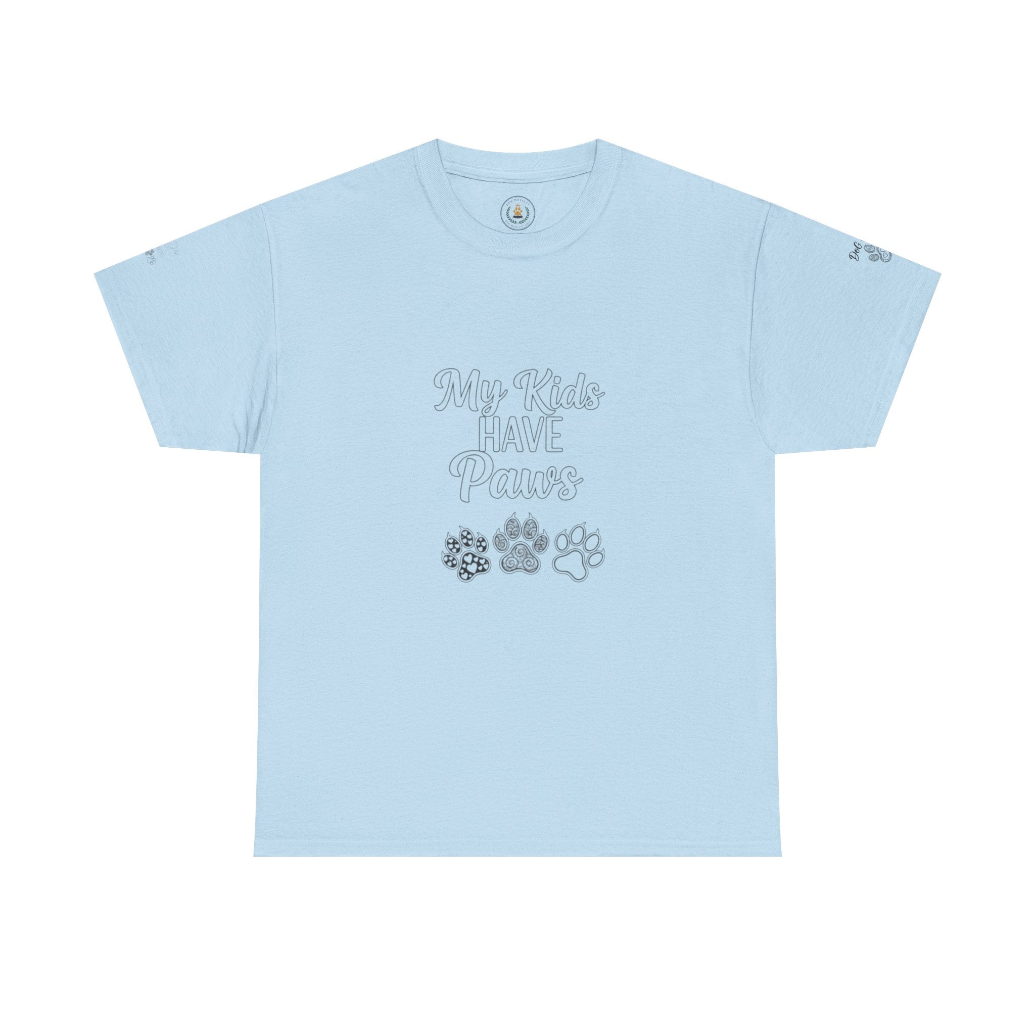 Dog Mom T-Shirt — Paw Print Graphic Tee for Pet Lovers